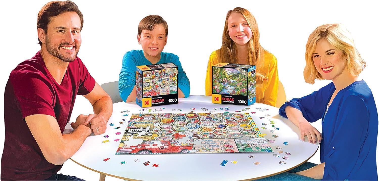 image:imageRoseArt Kodak Premium Love is Everywhere 1000 Piece Jigsaw Puzzle for AdultsHoneycomb Flowers and Seeds