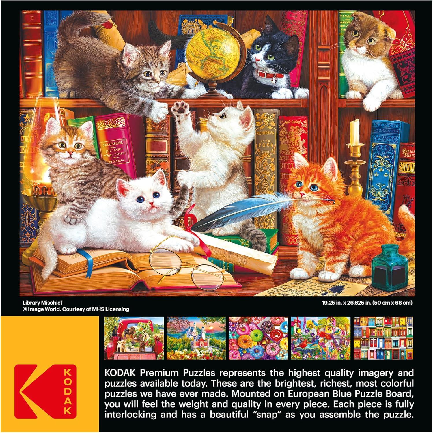 image:imageRoseArt Kodak Premium Love is Everywhere 1000 Piece Jigsaw Puzzle for AdultsLibrary Mischief