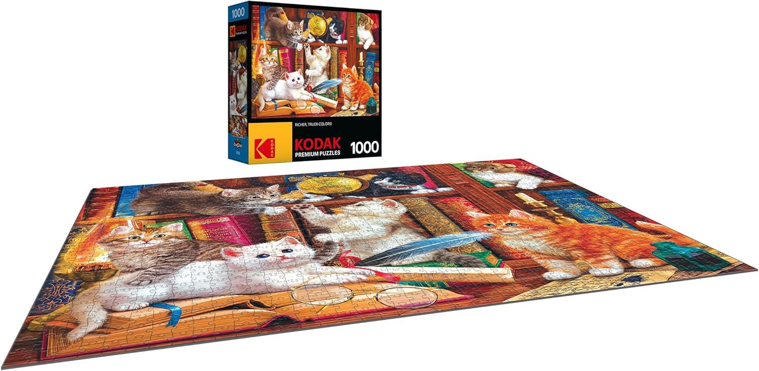 image:imageRoseArt Kodak Premium Love is Everywhere 1000 Piece Jigsaw Puzzle for AdultsLibrary Mischief