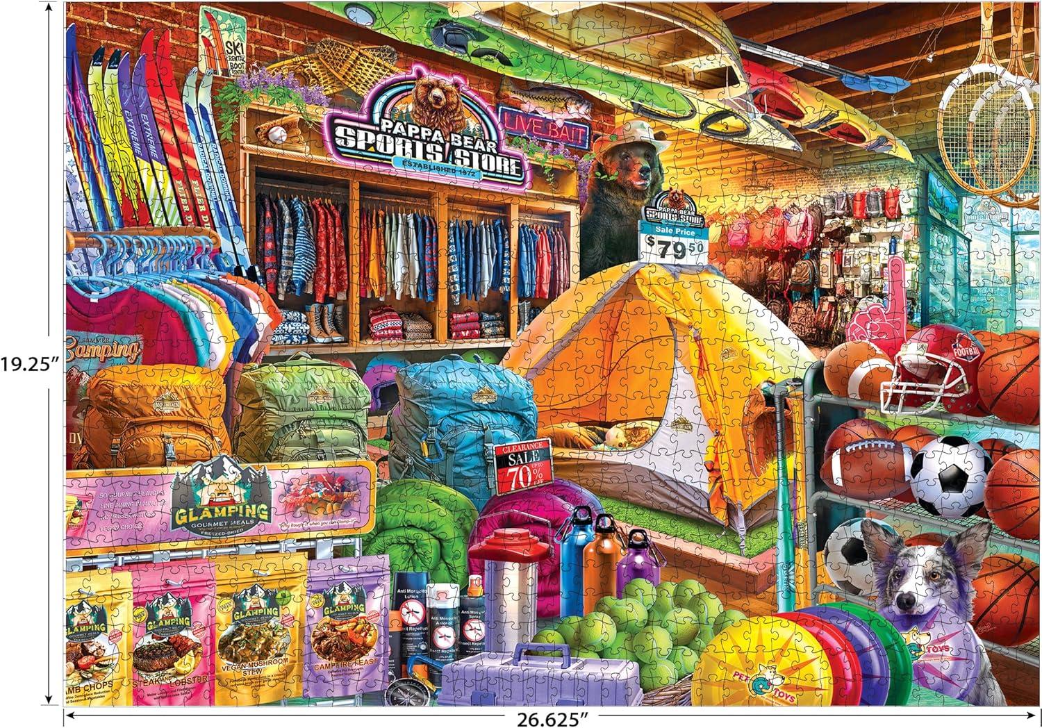 image:imageRoseArt Kodak Premium The Bakery 1000 Piece Jigsaw Puzzle FoodThemed Ages 10 and UpPapa Bear Sporting Goods