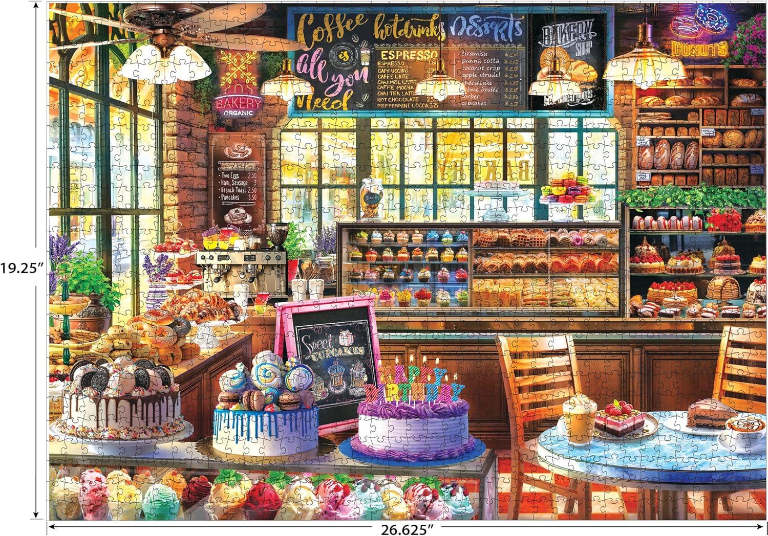 image:imageRoseArt Kodak Premium The Bakery 1000 Piece Jigsaw Puzzle FoodThemed Ages 10 and UpThe Bakery