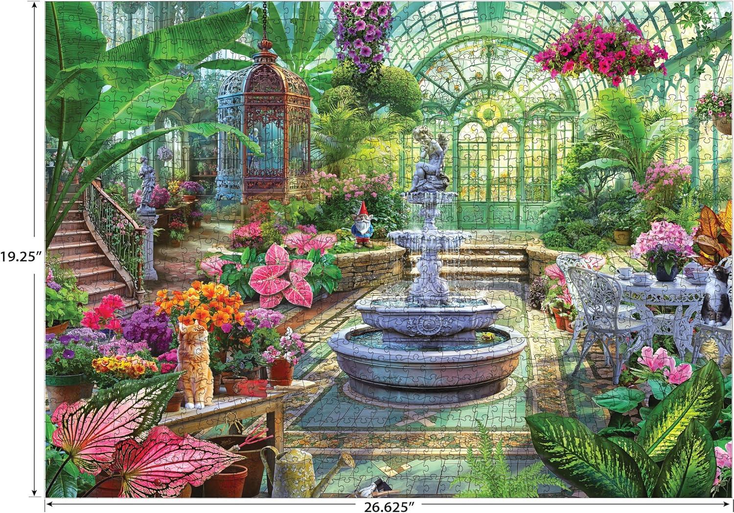 image:imageRoseArt Kodak Premium The Bakery 1000 Piece Jigsaw Puzzle FoodThemed Ages 10 and UpVictorian Greenhouse
