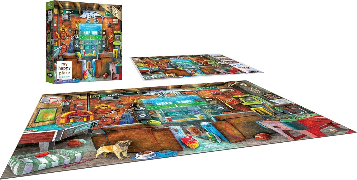 image:imageRoseArt My Happy Place Van Life 750 Piece Jigsaw Puzzle for AdultsMan Cave