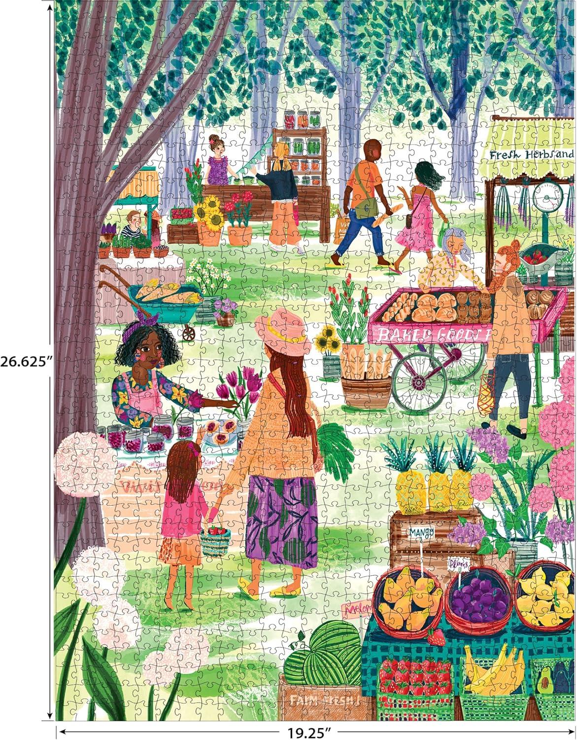 image:imageRoseArt Soft Touch Cat Flowers 1000 Piece Jigsaw Puzzle for AdultsFarmers Market