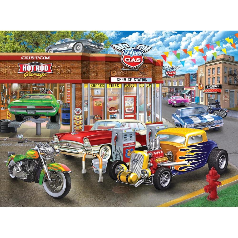 image:imageRoseArt  Chris Bigelow  Fall Harvest  1000 Piece Jigsaw Puzzle for AdultsHot Rod Garage