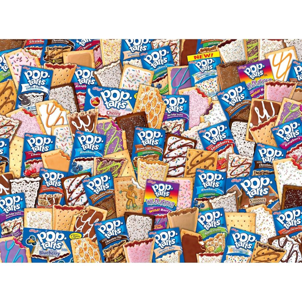 image:imageRoseArt Kelloggs Cereal Favorites 1000 Piece Jigsaw Puzzles for AdultsPop Tart Party