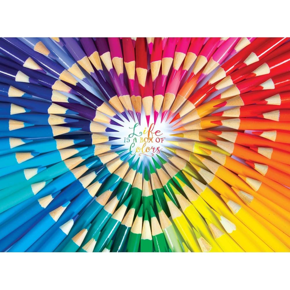 image:imageRoseArt Kodak Premium Love is Everywhere 1000 Piece Jigsaw Puzzle for AdultsLife is a Box of Colors