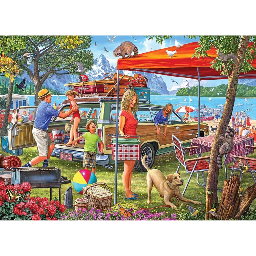 image:imageRoseArt  Kodak Premium  Stowaways  1000 Piece Jigsaw Puzzle for AdultsFamily Beach Vacation