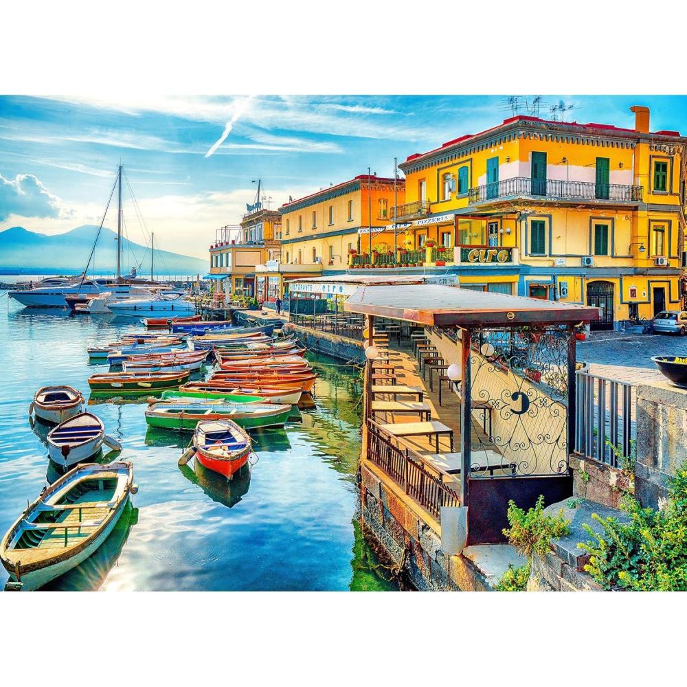 image:imageRoseArt Kodak Premium Stowaways 1000 Piece Jigsaw Puzzle for AdultsHarbor of Naples Italy