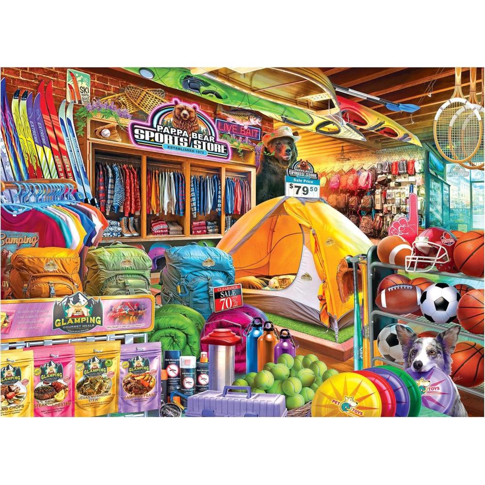 image:imageRoseArt Kodak Premium The Bakery 1000 Piece Jigsaw Puzzle FoodThemed Ages 10 and UpPapa Bear Sporting Goods