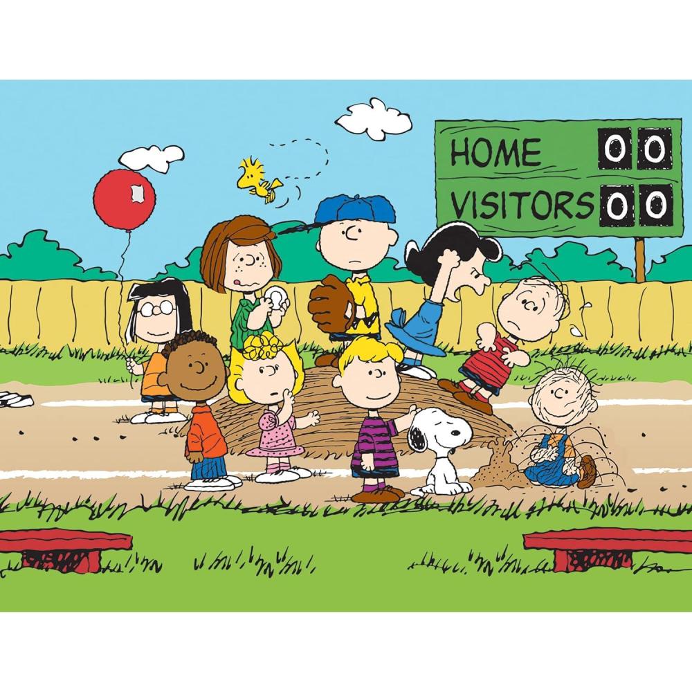 image:imageRoseArt  Peanuts  100 Piece Jigsaw Puzzle for Kids and AdultsBaseball