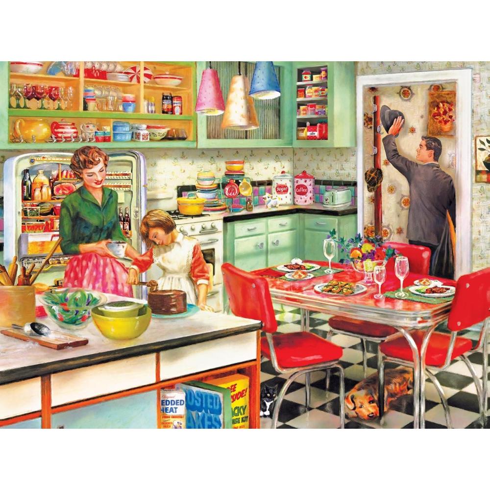 image:imageRoseArt Puzzle Collector Baking with Mom 500 Piece Jigsaw Puzzle for AdultsBaking With Mom