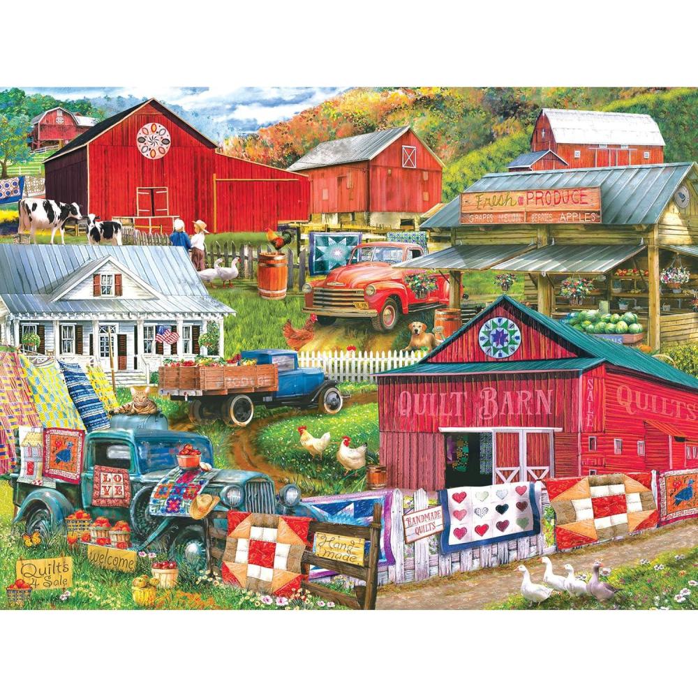 image:imageRoseArt Puzzle Collector Country Compilation 300XL Piece Jigsaw Puzzle for AdultsCountry Compilation
