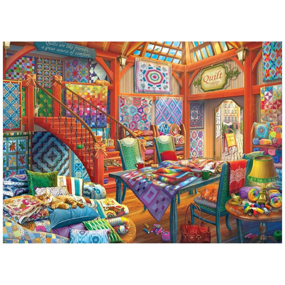 image:imageRoseart  Hobby Haven  Greentree Garden Center  1000 Piece Jigsaw Puzzle for AdultsQuilt Shop