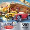 RoseArt – American Nostalgia – Hot Rod Garage – 550 Piece Jigsaw Puzzle for Adults(American Grill)