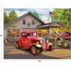 RoseArt – American Nostalgia – Hot Rod Garage – 550 Piece Jigsaw Puzzle for Adults(Hot Rod Flames)