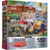RoseArt – American Nostalgia – Hot Rod Garage – 550 Piece Jigsaw Puzzle for Adults(Hot Rod Garage)