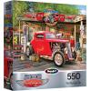 RoseArt – American Nostalgia – Hot Rod Garage – 550 Piece Jigsaw Puzzle for Adults(Hot Rod Gas Up)