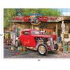 RoseArt – American Nostalgia – Hot Rod Garage – 550 Piece Jigsaw Puzzle for Adults(Hot Rod Gas Up)