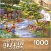 RoseArt – Chris Bigelow – Fall Harvest – 1000 Piece Jigsaw Puzzle for Adults(Fishing from The Banks)