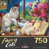 RoseArt – Fancy Cats – Library Mischief – 750 Piece Jigsaw Puzzle for Adults(Afternoon Lessons)