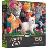 RoseArt – Fancy Cats – Library Mischief – 750 Piece Jigsaw Puzzle for Adults(Kittens at Play)