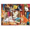 RoseArt – Fancy Cats – Library Mischief – 750 Piece Jigsaw Puzzle for Adults(Library Mischief)