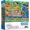 RoseArt – Home Country – Farm County Fair – 1000 Piece Jigsaw Puzzle for Adults(Lady of The River)