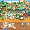 RoseArt – Home Country – Farm County Fair – 1000 Piece Jigsaw Puzzle for Adults(Quilt Valley Farm)