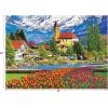 RoseArt – Kodak Premium – Hunsett Mill and The River Ant, Norfolk, England – 1000 Piece Jigsaw Puzzle for Adults(Brienz Town and Flowers)
