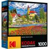 RoseArt – Kodak Premium – Hunsett Mill and The River Ant, Norfolk, England – 1000 Piece Jigsaw Puzzle for Adults(Brienz Town and Flowers)