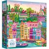 RoseArt – Millie Illustrates – Amsterdam 300 Piece Jigsaw Puzzle – Vibrant Cityscape Artwork, Fun & Challenging Puzzle for Adults(Amsterdam)
