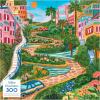 RoseArt – Millie Illustrates – Amsterdam 300 Piece Jigsaw Puzzle – Vibrant Cityscape Artwork, Fun & Challenging Puzzle for Adults(Lombard Street San Francisco)