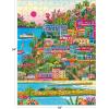 RoseArt – Millie Illustrates – Amsterdam 300 Piece Jigsaw Puzzle – Vibrant Cityscape Artwork, Fun & Challenging Puzzle for Adults(Puglia  Italy)