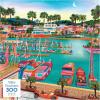 RoseArt – Millie Illustrates – Amsterdam 300 Piece Jigsaw Puzzle – Vibrant Cityscape Artwork, Fun & Challenging Puzzle for Adults(Vieux Port De Cannes)