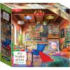 RoseArt – My Happy Place – Van Life – 750 Piece Jigsaw Puzzle for Adults(Boho Coffeeshop)