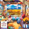 RoseArt – My Happy Place – Van Life – 750 Piece Jigsaw Puzzle for Adults(Van Life  The Grand Tetons)