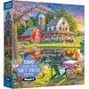 RoseArt – Soft Touch – Cat Flowers – 1000 Piece Jigsaw Puzzle for Adults(Backyard)