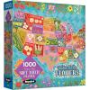 RoseArt – Soft Touch – Cat Flowers – 1000 Piece Jigsaw Puzzle for Adults(Flower Map)