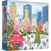 RoseArt – Soft Touch – Cat Flowers – 1000 Piece Jigsaw Puzzle for Adults(New York Christmas)