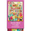 RoseArt – Vertical Visions – The Story Bean 500 Piece Jigsaw Puzzle – Café and Book Store Puzzle for Adults(Bookshelf With Cats)