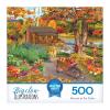Roseart – Bigelow Illustrations – Lemonade On The Lawn – 500 Piece Jigsaw Puzzle for Adults(Harvest at the Cabin)