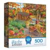 Roseart – Bigelow Illustrations – Lemonade On The Lawn – 500 Piece Jigsaw Puzzle for Adults(Harvest at the Cabin)