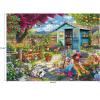 Roseart – Hobby Haven – Greentree Garden Center – 1000 Piece Jigsaw Puzzle for Adults(Couple In The Garden)