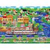 RoseArt – Home Country – Farm County Fair – 1000 Piece Jigsaw Puzzle for Adults(Lady of The River)