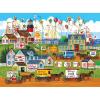 RoseArt – Kellogg’s – Cereal Favorites – 1000 Piece Jigsaw Puzzles for Adults(Town by The Sea)
