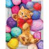 RoseArt – Kodak Premium – Cuddly Yarn Box – 100 Piece Jigsaw Puzzle for Adults