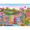 RoseArt – Millie Illustrates – Amsterdam 300 Piece Jigsaw Puzzle – Vibrant Cityscape Artwork, Fun & Challenging Puzzle for Adults(Amsterdam)