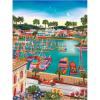 RoseArt – Millie Illustrates – Amsterdam 300 Piece Jigsaw Puzzle – Vibrant Cityscape Artwork, Fun & Challenging Puzzle for Adults(Vieux Port De Cannes)
