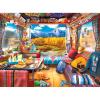 RoseArt – My Happy Place – Van Life – 750 Piece Jigsaw Puzzle for Adults(Van Life  The Grand Tetons)